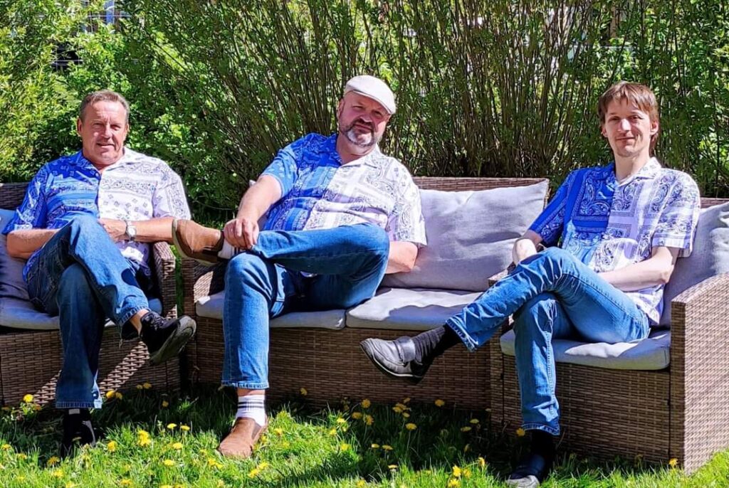 Ässät-orkesteri vuonna 2023: Lare, Pekka ja Janne